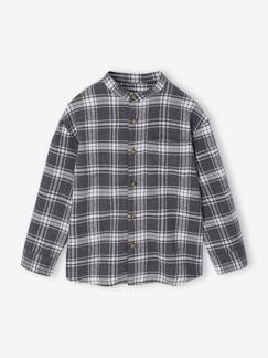 Garçon-Chemise-Chemise flanelle garçon manches longues