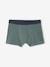 Set van 7 boxershorts voor jongens met strepen en berenprint groen - vertbaudet enfant 