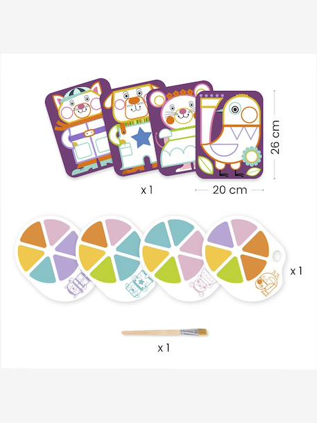 Peinture à la palette violet - vertbaudet enfant 