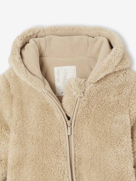 Combipilote naissance en sherpa sable - vertbaudet enfant 