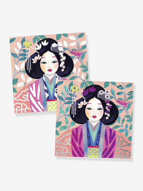 Parures précieuses - tableau à métalliser violet - vertbaudet enfant 