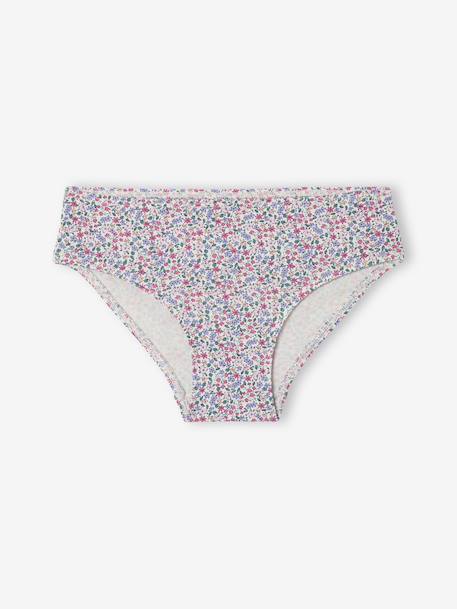 Set van 7 bijpassende slipjes voor meisjes fuchsia - vertbaudet enfant 