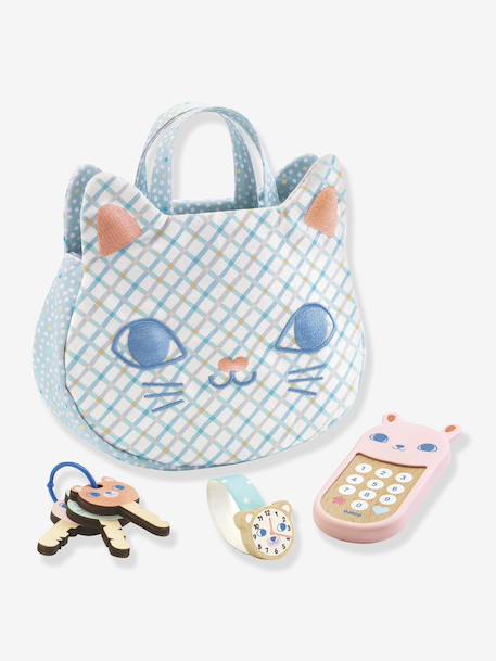 Handtas Kleine kat DJECO blauw - vertbaudet enfant 