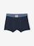 Lot 5 boxers unis garçon bleu - vertbaudet enfant 