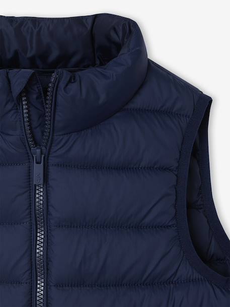 Lichtgewicht mouwloos donsjack marineblauw - vertbaudet enfant 