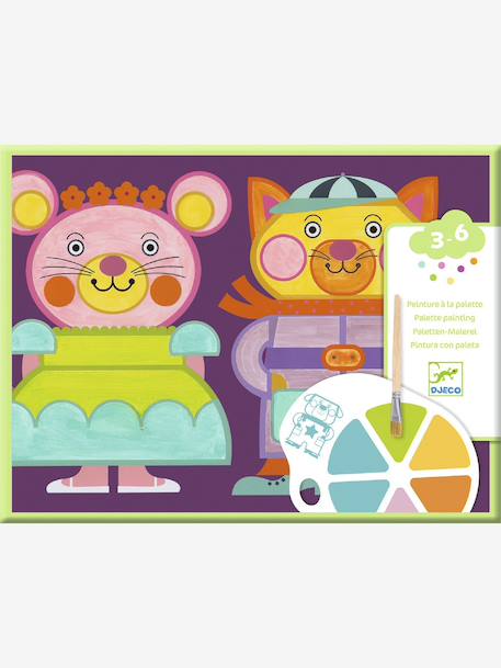 DJECO palet schilderij paars - vertbaudet enfant 
