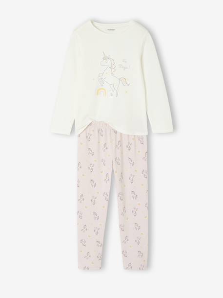 Lot de 3 pyjamas fille licornes écru - vertbaudet enfant 