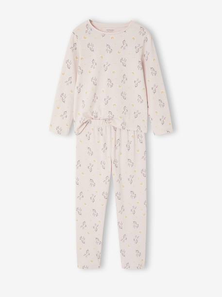 Lot de 3 pyjamas fille licornes écru - vertbaudet enfant 