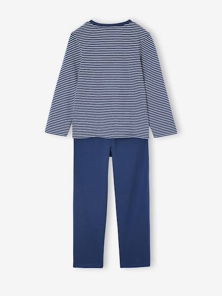 Lot de 3 pyjamas garçon vélo bleu océan - vertbaudet enfant 