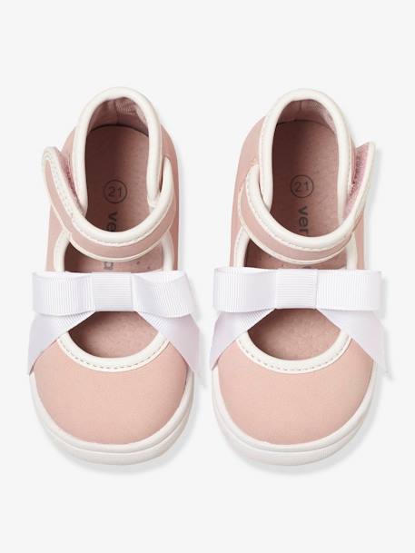 Decoratieve sneakers voor babymeisje NUDE - vertbaudet enfant 