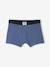 Lot 5 boxers unis garçon bleu - vertbaudet enfant 