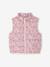 Doudoune fille sans manches motifs fleurs rose imprimé - vertbaudet enfant 