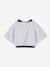 Tee-shirt sport cropped 2 en 1 avec brassière fille gris chiné - vertbaudet enfant 