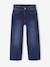Jean fille large morphologik tour de hanches fin bleu foncé+bleu moyen - vertbaudet enfant 