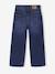 Jean fille large morphologik tour de hanches fin bleu foncé+bleu moyen - vertbaudet enfant 