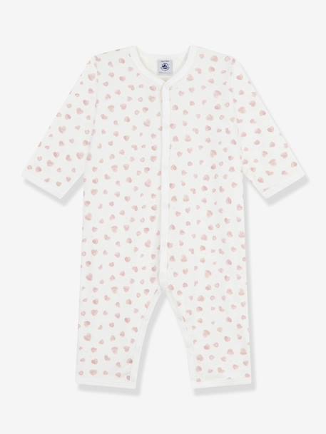 Pyjama bébé en coton sans pieds imprimé rose pâle - vertbaudet enfant 