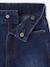 Jean fille large morphologik tour de hanches fin bleu foncé+bleu moyen - vertbaudet enfant 