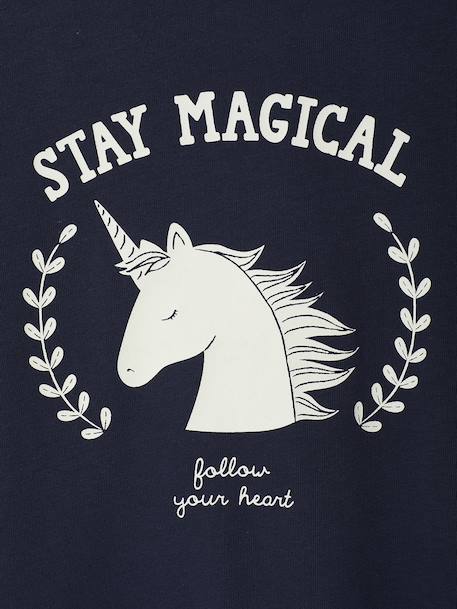 Set van 3 BASICS meisjesshirts met lange mouwen antraciet+groengrijs+koraal+roze (poederkleur) - vertbaudet enfant 