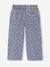 Pantalon fille large motifs fantaisie bleu foncé+bleu moyen+denim gris - vertbaudet enfant 