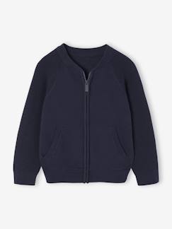 Garçon-Pull, gilet, sweat-Gilet Teddy garçon manches longues