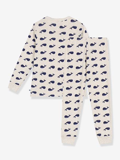 Pyjama enfant imprimé baleines écru - vertbaudet enfant 