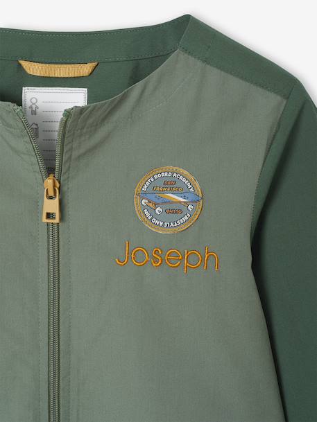 Tablier garçon personnalisable « Skate academy » vert - vertbaudet enfant 