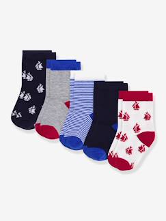 Bébé-Chaussettes, Collants-Lot de 5 paires de chaussettes bébé mixtes