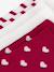 Set van 3 paar sokken katoen met hartjesmotieven PETIT BATEAU rood - vertbaudet enfant 
