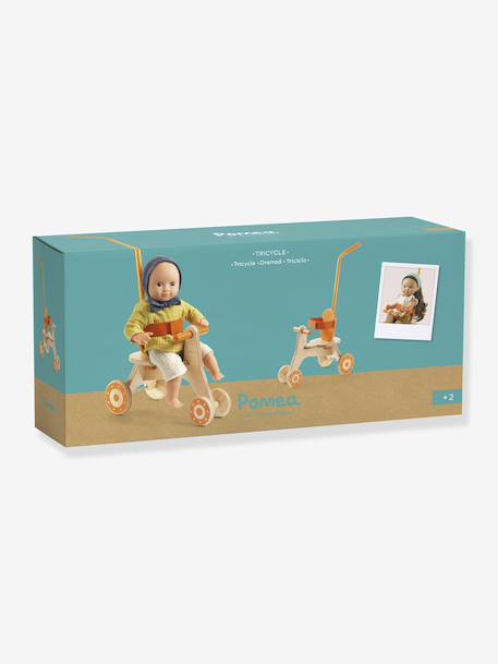 Tricycle poupon orange - vertbaudet enfant 