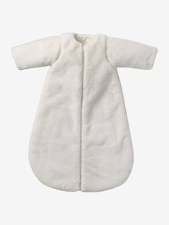 Linnengoed en decoratie-Baby beddengoed-Trappelzakken-Trappelzak met afneembare mouwen in imitatiebont ENVIE DE FRAISE 