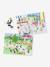 Verplaatsbare stickers Fanfare DJECO groen - vertbaudet enfant 