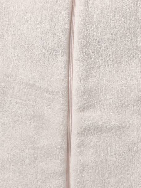 Gigoteuse hiver manches amovibles en velours collerette Liberty personnalisable rose pâle - vertbaudet enfant 