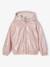 Coupe-vent fille effet brillant doublé rose pâle - vertbaudet enfant 