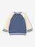 Teddy-stijl vestje voor baby's van fleece met lusjesbadge grijsblauw - vertbaudet enfant 
