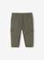 Babybroek in keperstof marineblauw+olijf - vertbaudet enfant 