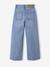 Jean large poches charpentier fille bleu moyen+denim gris - vertbaudet enfant 
