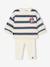 Ensemble bébé sweat-shirt + legging Disney Minnie rayé bleu - vertbaudet enfant 