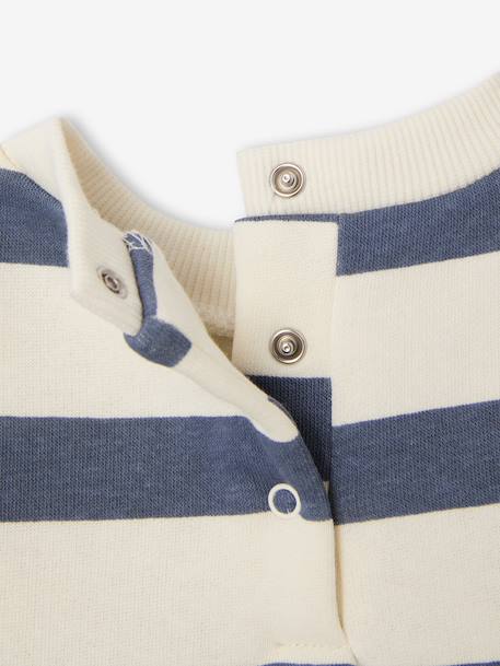 Ensemble bébé sweat-shirt + legging Disney Minnie rayé bleu - vertbaudet enfant 