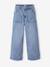 Jean large poches charpentier fille bleu moyen+denim gris - vertbaudet enfant 