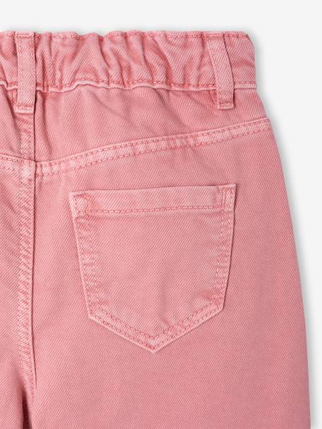 Pantalon fille large couleur prune+rose+vert - vertbaudet enfant 
