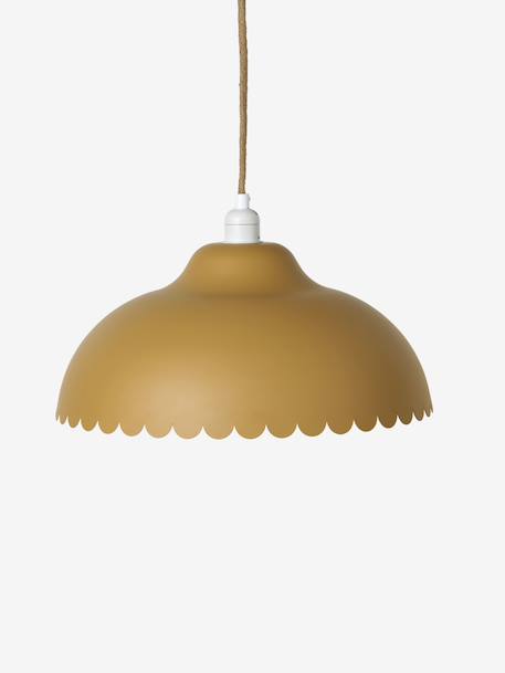 Abat-jour pour suspension en métal, détail feston cannelle - vertbaudet enfant 