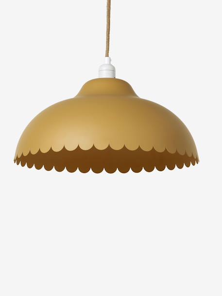 Abat-jour pour suspension en métal, détail feston cannelle - vertbaudet enfant 