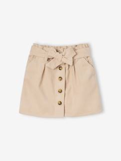 Meisje-Paperbag-rok van ribfluweel