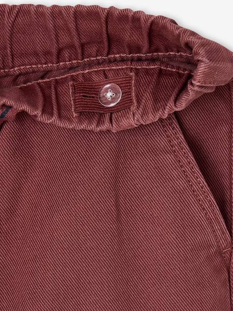 Pantalon garçon  fluide facile à enfiler garçon bleu nuit+terracotta - vertbaudet enfant 