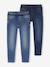 Lot 2 jeans garçon slim denim gris+stone - vertbaudet enfant 