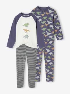 Garçon-Pyjama, surpyjama-Lot 2 pyjamas garçon dinosaure