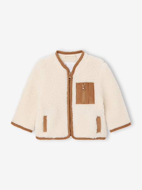 Parka 3 en 1 bébé avec gilet amovible en sherpa vert sapin - vertbaudet enfant 