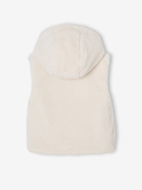 Doudoune fille sans manches réversible bois de rose - vertbaudet enfant 