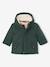 Parka 3 en 1 bébé avec gilet amovible en sherpa vert sapin - vertbaudet enfant 