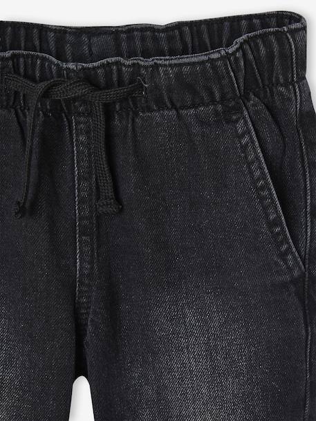 Jean garçon large facile à enfiler denim black+denim bleached+denim brut+gris+stone - vertbaudet enfant 